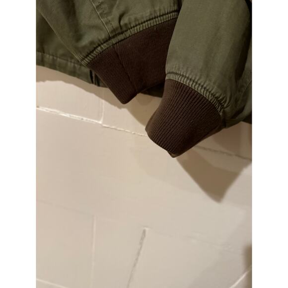 J Crew Everyday Bomber Jacket Olive Green M - Picture 4 of 5